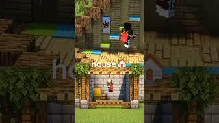 Minecraft house work #shorts