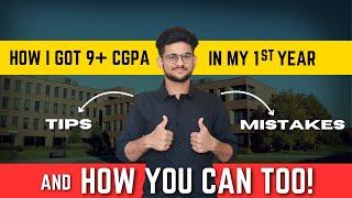 How I got 9+ CGPA in my 1st Year (and How You Can Too!) | How to get 9+ CGPA #engineering #cgpa