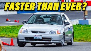 Autocrossing The Biohazard Civic After All The Upgrades! Ep. 22