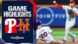 Phillies vs. Mets Game Highlights (10/9/24) | MLB Highlights