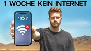 1 Woche leben OHNE Internet | Selbstexperiment