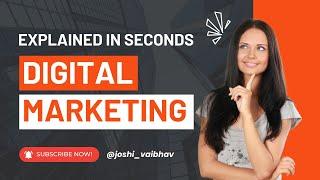 Decoding Digital Marketing in a Flash! | Digital Marketing Explained in Seconds 