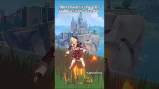 Most Characters Have The Saddest Voice Lines #genshinimpact #genshin
