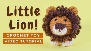 HOW TO CROCHET A LION. Amigurumi lion tutorial for beginners