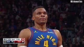 Russell Westbrook 9 pts 4 reb 3 ast vs Toronto Raptors | 2024-10-28