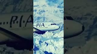 Airport skardu #snow #airplane #airbus #nature