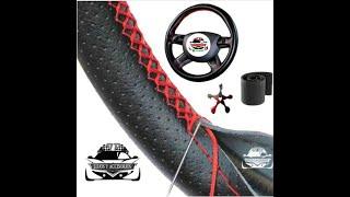 COSTURA KIT FORRO DE TIMON CARRO PROTECTOR VOLANTE TUTORIAL // TUNING ACCESORIOS LUJOS Y ACCESORIOS