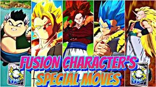 ALL FUSION CHARACTER'S SPECIAL MOVES! !! IN DRAGON BALL LEGENDS