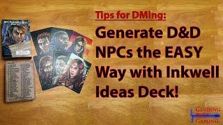 Generate D&D NPCs The EASY Way - Inkwell Ideas Fantasy Deck