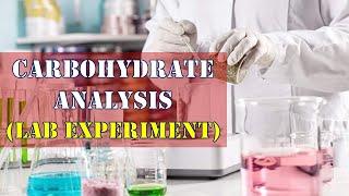 CARBOHYDRATE ANALYSIS (LAB EXPERIMENT)