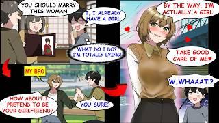 To Fool My Parents, I Asked My Handsome Friend to Pretend to Be My Girlfriend…[Manga Dub][RomCom]