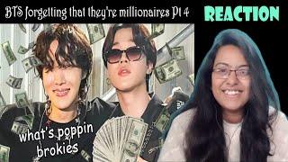 BTS forgetting that they're millionaires(Pt 4)| BTS REACTION(BTS Chaos)