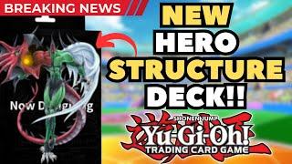 BREAKING NEWS: NEW YU-GI-OH! STRUCTURE DECK ANNOUNCED! | NEW HERO DECK OR TACTICAL-TRY DECK