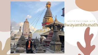 Swayambhunath/Monkey Temple/ Swayambhu Stupa/World Heritage site/ Kathmandu Valley Full View/