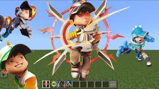 Addon Boboiboy Kuasa Fusion Supra Sori Frost Fire Glacier Di Minecraft! MINECRAFT BoBoiBoy