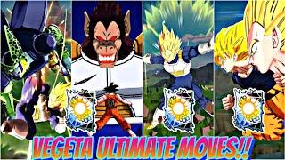 VEGETA ALL ULTIMATE MOVES!! !! IN DRAGON BALL LEGENDS