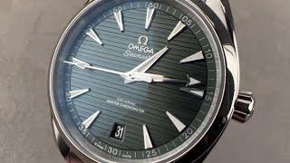 Omega Seamaster Aqua Terra GREEN Dial 220.10.41.21.10.001 Omega Watch Review