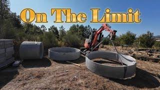 Fitting The First Concrete Ring to Our Natural Swim Pond : 218