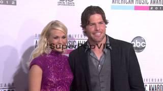 Carrie Underwood, Mike Fisher at The 40th American Music ...