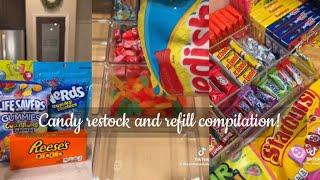 Aesthetic candy restock and refill TikTok compilation 