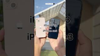 iPhone 13 vs iPhone se3 Camera comparison ! #shotrs #appleiphone #restorephone