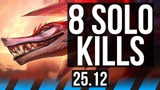 NAAFIRI vs VAYNE (MID) | 8 solo kills | EUW Challenger | 25.12