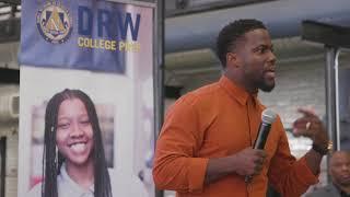 Kevin Hart Surprises DRW College Prep Students