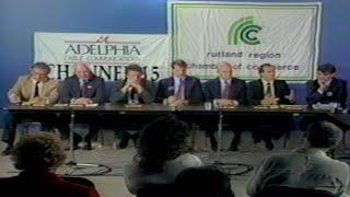 PEGTV Video Vault - Rutland County Senate Candidate Debate -  October 18, 1990