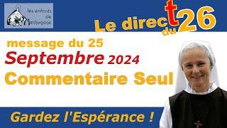 Commentaire de Septembre 2024