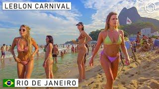  LEBLON BEACH CARNIVAL | Rio de Janeiro, Brazil | 2022 【 4K UHD 】