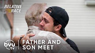 Father and Son Meet for the First Time | Relative Race | BYUtv