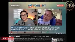 CONG. BENNY ABANTE: HINDI KO PINUPULITIKA SI VP SARA DUTERTE