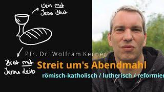 Streit um's Abendmahl: römisch-katholisch, lutherisch, reformiert. TheologieKompakt: ST109.1