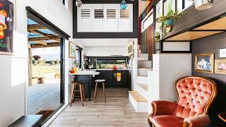 THE MOST BEAUTIFUL POHUTUKAWA DOUBLE BRIDGE TINY HOUSE BY TINY HOUSE BUILDERS