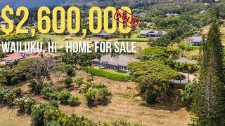 Maui  Stunning Home Tour in 641 Luahoana Pl ,Wailuku, Hawaii, Real Estate Video Tour.(SOLD)