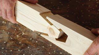 Awesome No Screw With Japanese Woodworking Joints Skills, Making Tensegrity Wood Structure