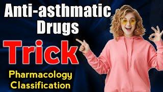 Antiasthmatic drugs mnemonics | trick for antiasthmatic drugs pharmacology classification tricks