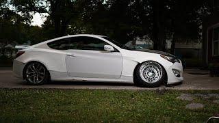 Monster service v1 widebody kit on Bk2 Genesis coupe!