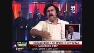 Cristián Henríquez y el impacto de su personaje "El patrón del Pan"