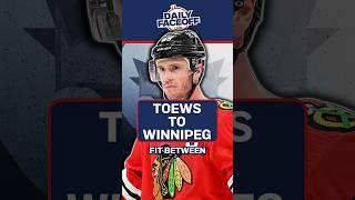 Jonathan Toews agrees to terms with the Winnipeg Jets