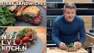 Gordon Ramsay Cooks a Next Level Steak Sandwich | Next Level Kitchen