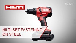 Hilti SBT Fastening on steel