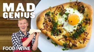 These Smoky Breakfast Pizzas Are A Fresh & Tasty Way To Start Your Day | Mad Genius | Food & Wine