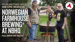 Norwegian Farmhouse Brewing at NBHQ | Epic Brew Day Recap