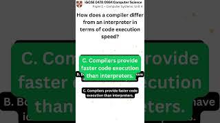 iGCSE Computer Science 0478 0984 Paper 1 Unit 4 q041 v1