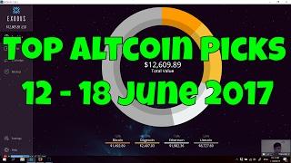 Top Altcoin Picks! | 12 - 18 June 2017