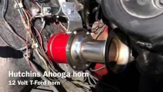 Hutchins Ahooga Horn 12V (T-Ford Style)