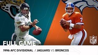 Jaguars vs. Broncos - 1996 AFC Divisional Playoffs: Jaguars Upset John Elway | NFL Full Game