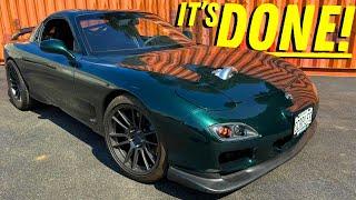 My Supercharged Mazda Rx7 Is FINALLY Finished!