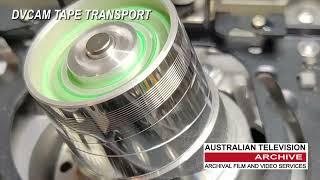 INSIDE A DVCAM DIGITAL VIDEOTAPE RECORDER - AUSTRALIAN TELEVISION ARCHIVE